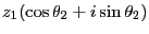 $\displaystyle z_1(\cos\theta_2+i\sin\theta_2)$